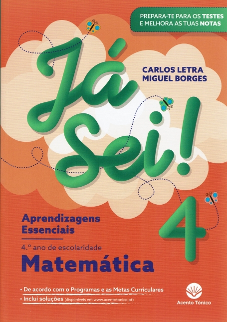 JÁ SEI! 4 MATEMÁTICA - aprendizagens essenciais
