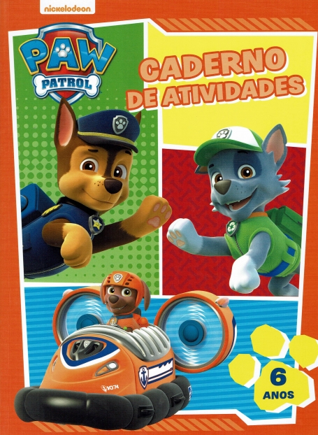 PAW PATROL CADERNO DE ATIVIDADES 6 ANOS