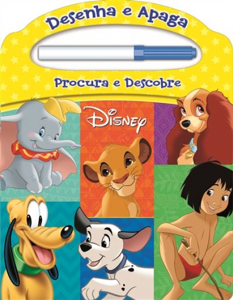DISNEY - DESENHA E APAGA - PROCURA E DESCOBRE