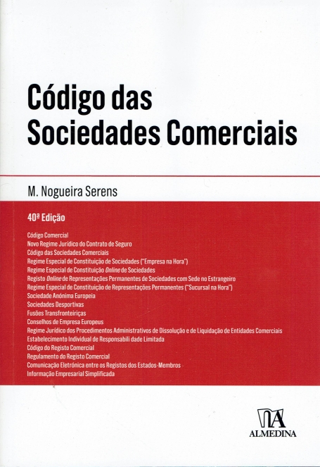 CÓDIGO DAS SOCIEDADES COMERCIAIS