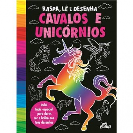 RASPA LE E DESENHA - CAVALOS E UNICORNIOS