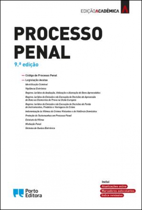 06765 - PROCESSO PENAL - Edição Académica - 9ª Edição
