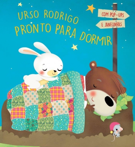 URSO RODRIGO PONTO PARA DORMIR - com pop-ups e janelinhas