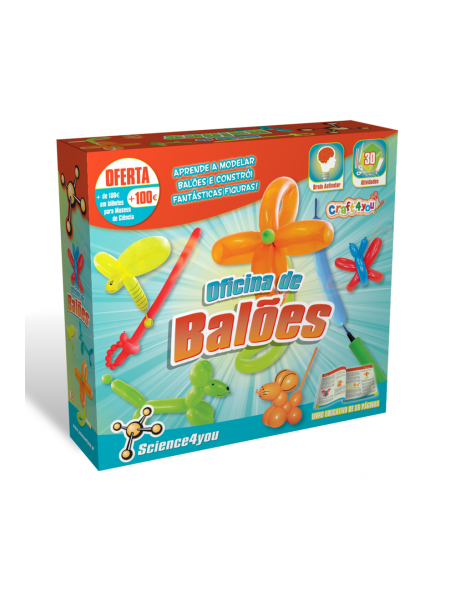 OFICINA DE BALOES 8+ aprende a modelar baloes e constroi fantasticas figuras