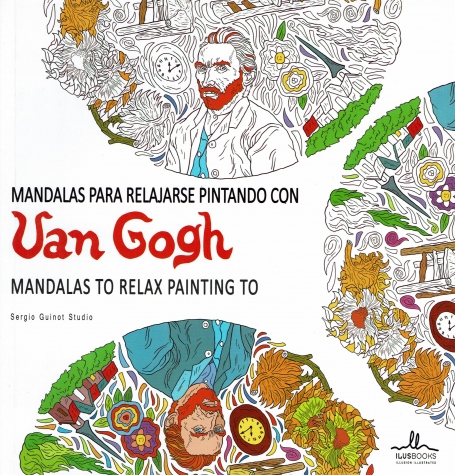 MANDALAS PARA RELAJARSE PINTANDO CON VAN GOGH