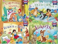 MINI CLASSICOS POP-UP - CAPUCHINHO VERMELHO/LIVRO DA SELVA/BRANCA DE NEVE/BAMBI