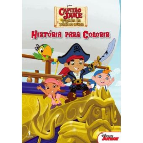 HISTORIA PARA COLORIR - CAPITAO JAKE E OS PIRATAS DA TERRA DO NUNCA