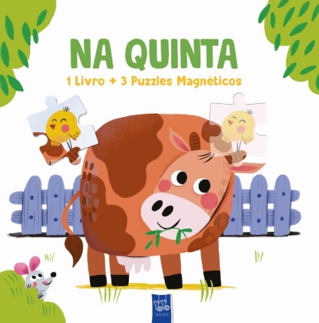 NA QUINTA 1 LIVRO + 3 PUZZZLES MAGNETICOS
