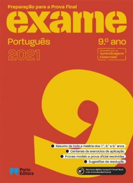 36002.01 - PREPARACAO PARA A PROVA FINAL 2021 - PORTUGUES 9º ANO