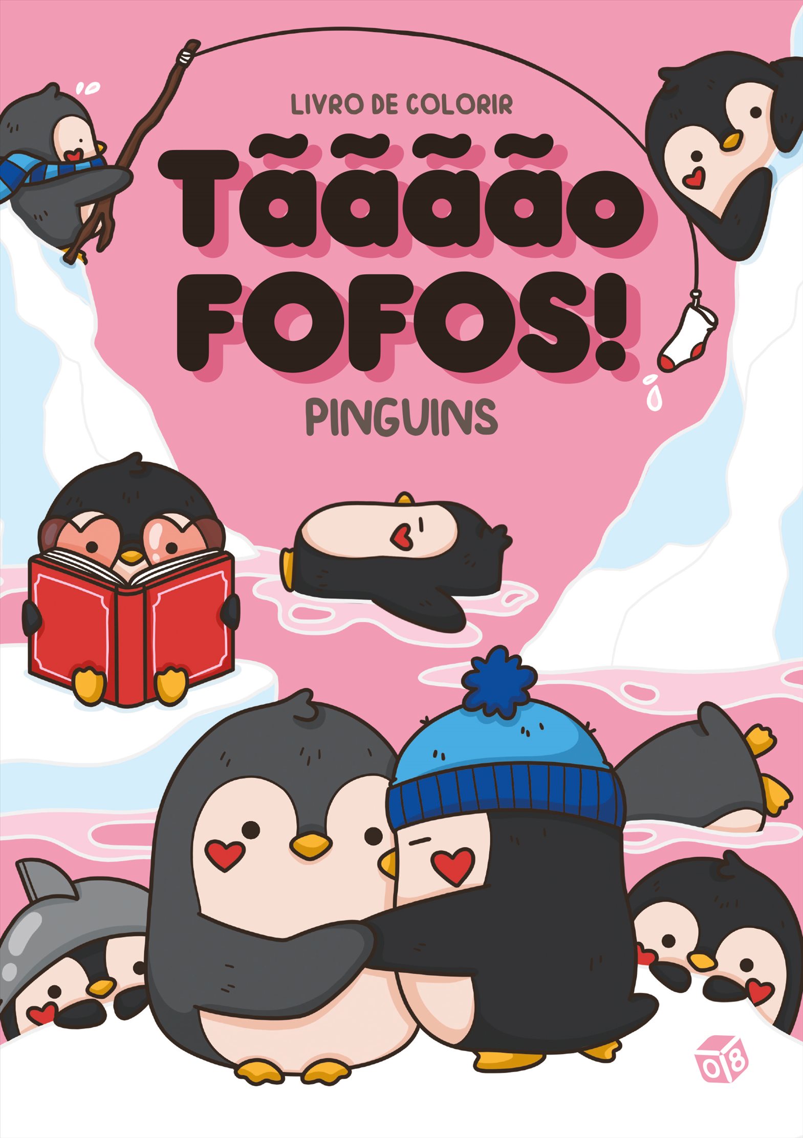 TÃÃÃÃO FOFOS! PINGUINS: LIVRO DE COLORIR
