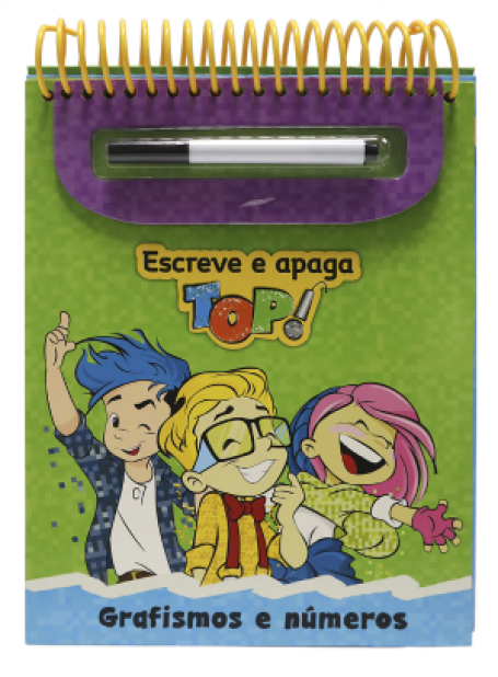 72197 - TOP ! - ESCREVE E APAGA - GRAFISMOS E NÚMEROS