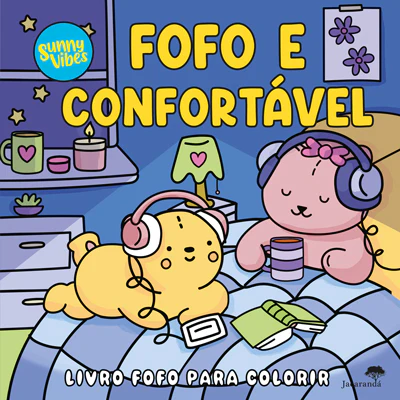 FOFO E CONFORTÁVEL livro fofo para colorir