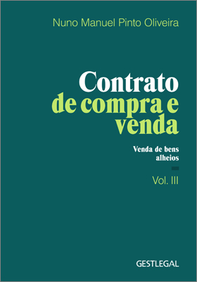 Contrato de Compra e Venda ? Vol. III