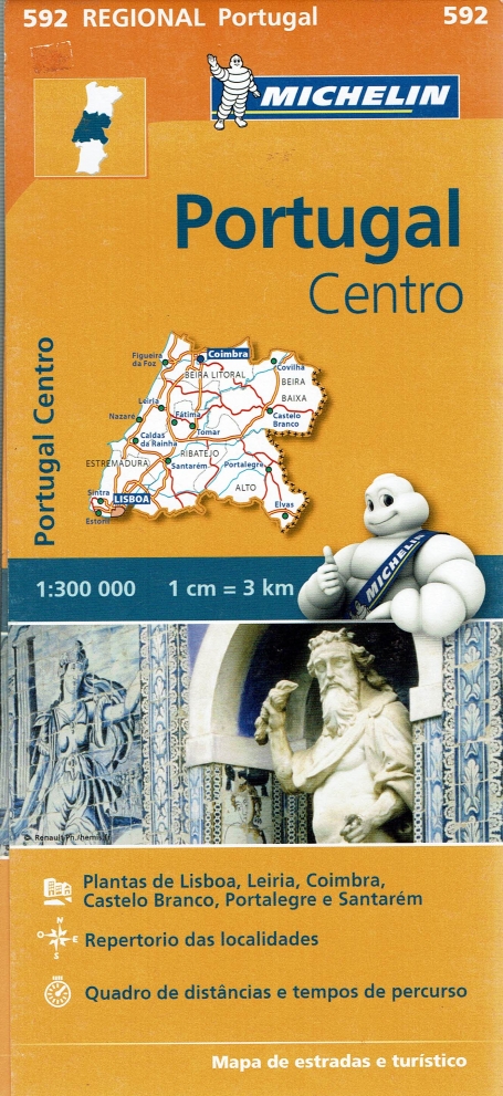 MAPA MICHELIN PORTUGAL CENTRO