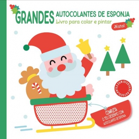 PAI NATAL - GRANDES AUTOCOLANTES DE ESPONJA - NATAL