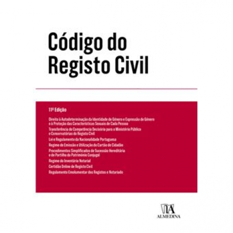 CÓDIGO DO REGISTO CIVIL - 11ª Edição
