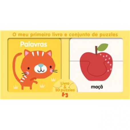 O MEU PRIMEIRO LIVRO E CONJUNTO DE PUZZLES PALAVRAS
