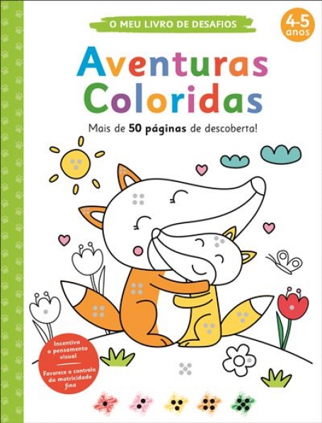 AVENTURAS COLORIDAS - O meu livro de desafios