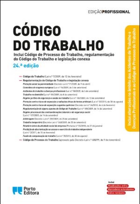 06720.97 - CODIGO DO TRABALHO 24º EDICAO