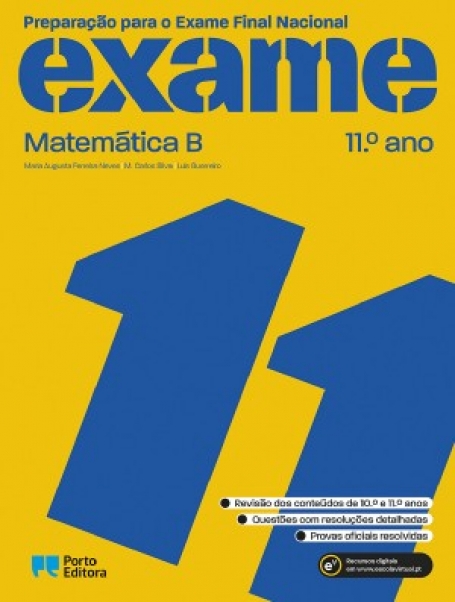 46998.60 - PREPARACAO PARA O EXAME NACIONAL - MATEMATICA B 11º ANO