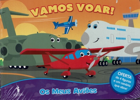 MINI BUSY BOOKS 4 : VAMOS VOAR ! - OS MEUS AVIOES oferta de 4 figurase um cenario que abre!