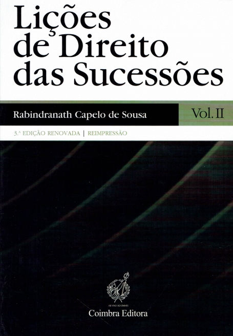 LICOES DE DIREITO DAS SUCESSOES VOL.II 3º EDICAO RENOVADA