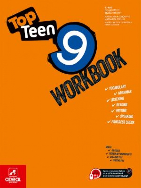 05000075 - Workbook - Top Teen 9 - Inglês - 9.º Ano