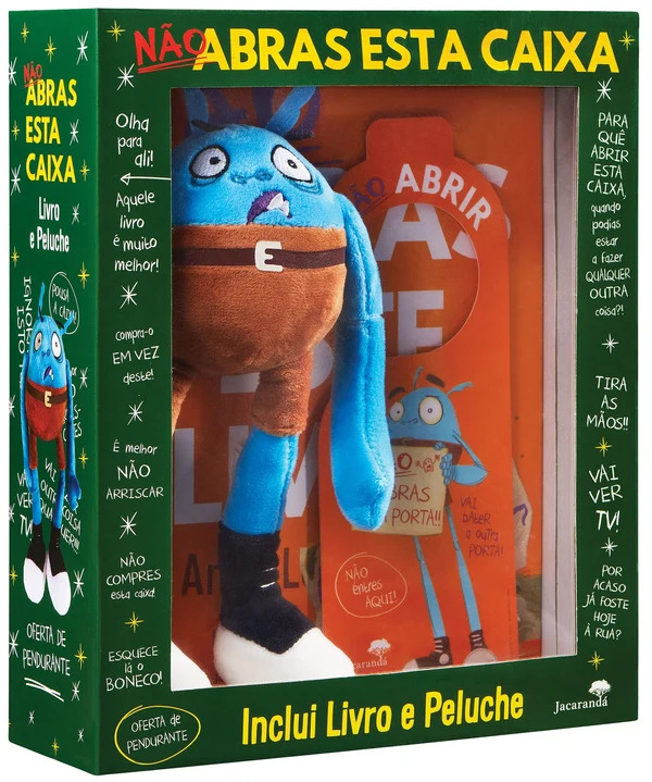 NÃO ABRAS ESTA CAIXA - NÃO ABRAS ESTE LIVRO - CHEIRA MAL