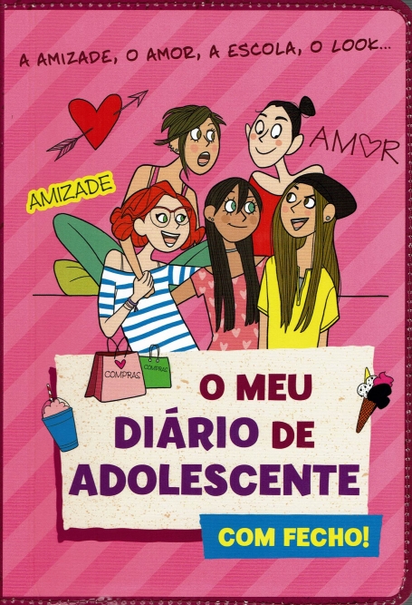 71376.10 - O MEU DIARIO DE ADOLESCENTE COM FECHO ! a amizade, o amor , a escola , o look...