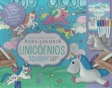 UNICÓRNIOS SQUISHY E MUITO MAIS! CALEIDOSCÓPIO PARA COLORIR