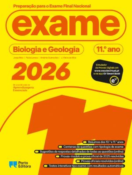 46911.01 - PREPARAÇAO PARA O EXAME FINAL NACIONAL 2026 - BIOLOGIA E GEOLOGIA - 11.º ANO