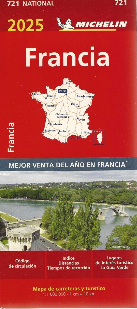 MAPA MICHELIN FRANCIA FRANÇA