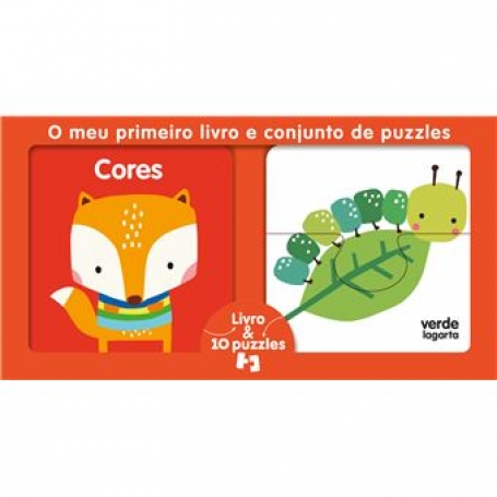 O MEU PRIMEIRO LIVRO E CONJUNTO DE PUZZLES CORES