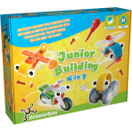 JUNIOR BUILDING - 4 IN 1 - race your friends and have fun with these constructions