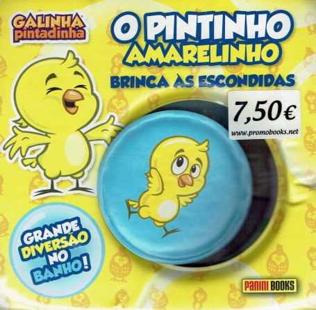 LIVRO DE BANHO - O PINTINHO AMARELINHO BRINCA AS ESCONDIDAS