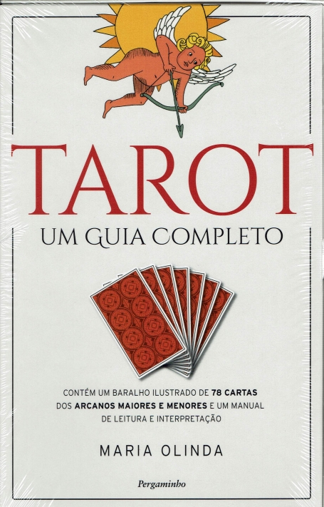 TAROT - UM GUIA COMPLETO - contem um baralho ilustrado de 78 cartas dos arcanos maiores e menores e um manual de leitura e interpretacao