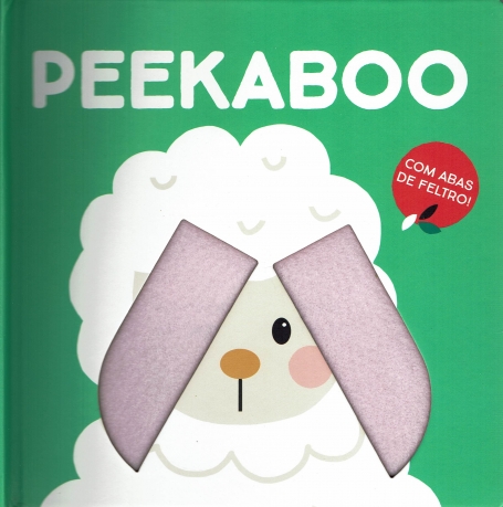 OVELHA - VERDE peekaboo com abas de feltro