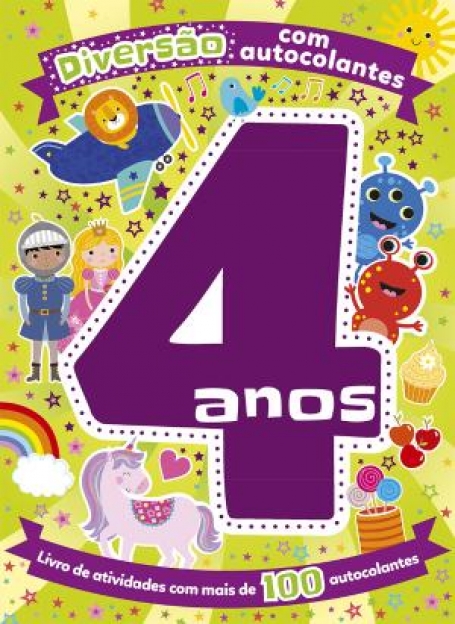 72019.10 DIVERSÃO COM AUTOCOLANTES 4 ANOS