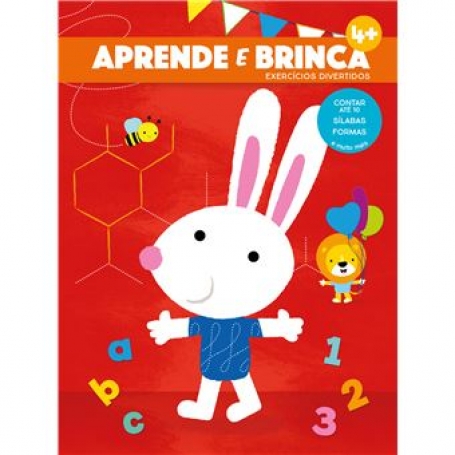 VERMELHO - APRENDE E BRINCA 4+