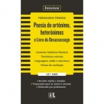 40161.20 - FERNANDO PESSOA - POESIA DO ORTONIMO, HETERONIMOS E LIVRO DO DESASSOSSEGO - COL. RESUMOS