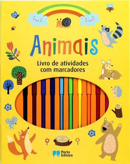 ANIMAIS - LIVRO DE ATIVIDADES COM MARCADORES