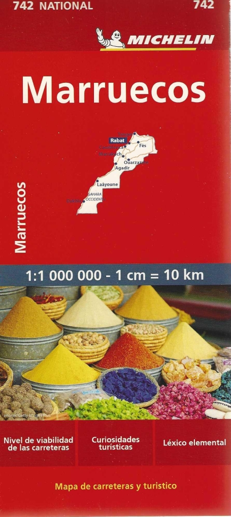 MAPA MICHELIN NATIONAL MARRUECOS/ MARROCOS 742