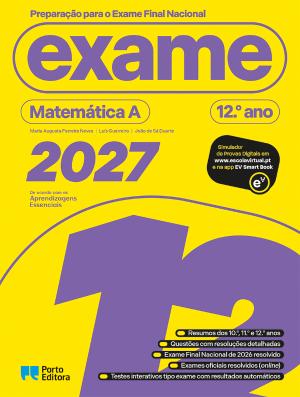 46923.10 - PREPARAÇÃO PARA O EXAME FINAL NACIONAL 2027 - MATEMÁTICA A - 12º ANO