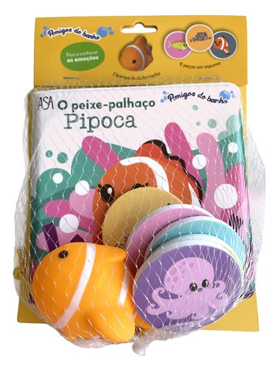 AMIGOS DO BANHO: O PEIXE-PALHAÇO PIPOCA