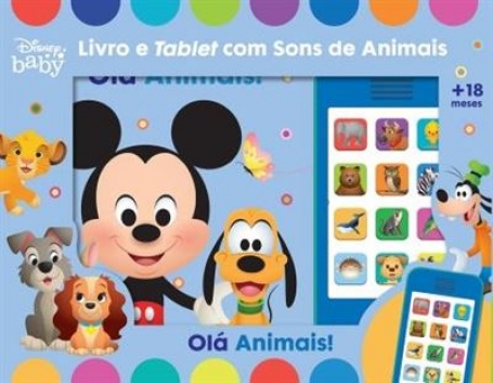 OLA ANIMAIS livro e tablet com sons de animais