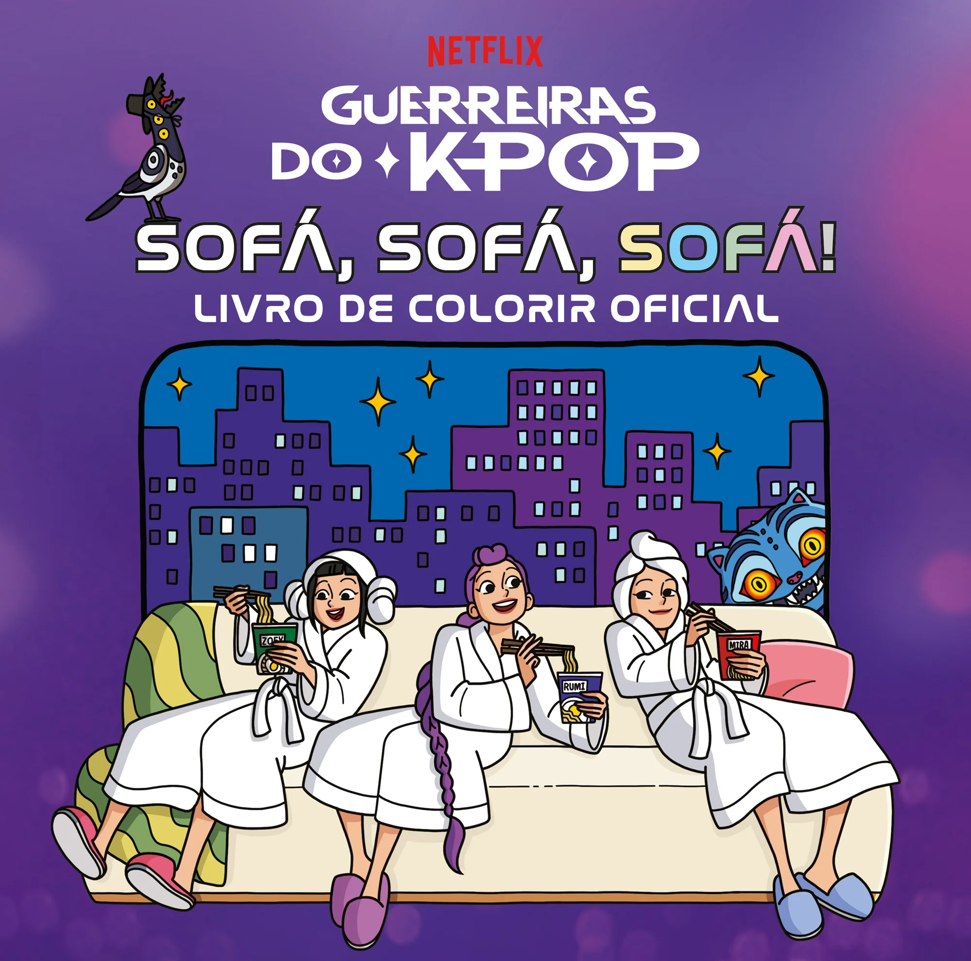 GUERREIRAS DO K-POP: SOFÁ SOFÁ SOFÁ - LIVRO DE COLORIR