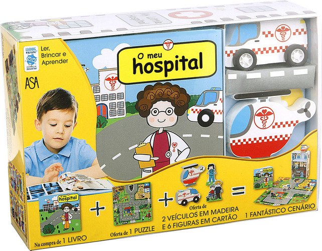 O MEU HOSPITAL - LIVRO + BRINQUEDOS