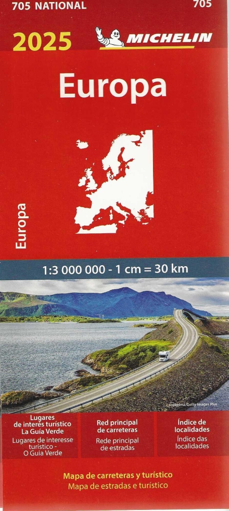 MAPA MICHELIN - EUROPA