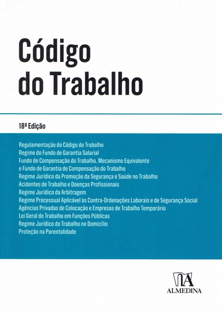CODIGO DO TRABALHO BOLSO 18º EDICAO