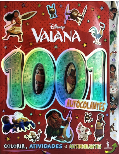 VAIANA 1001 AUTOCOLANTES - Colorir, atividades e autocolantes